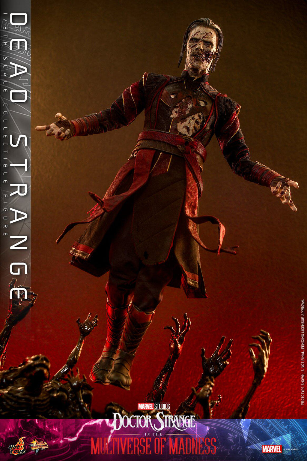 HOTTOYS HT 1/6 Doctor Strange 2: Dead Doctor Action Figure MMS654