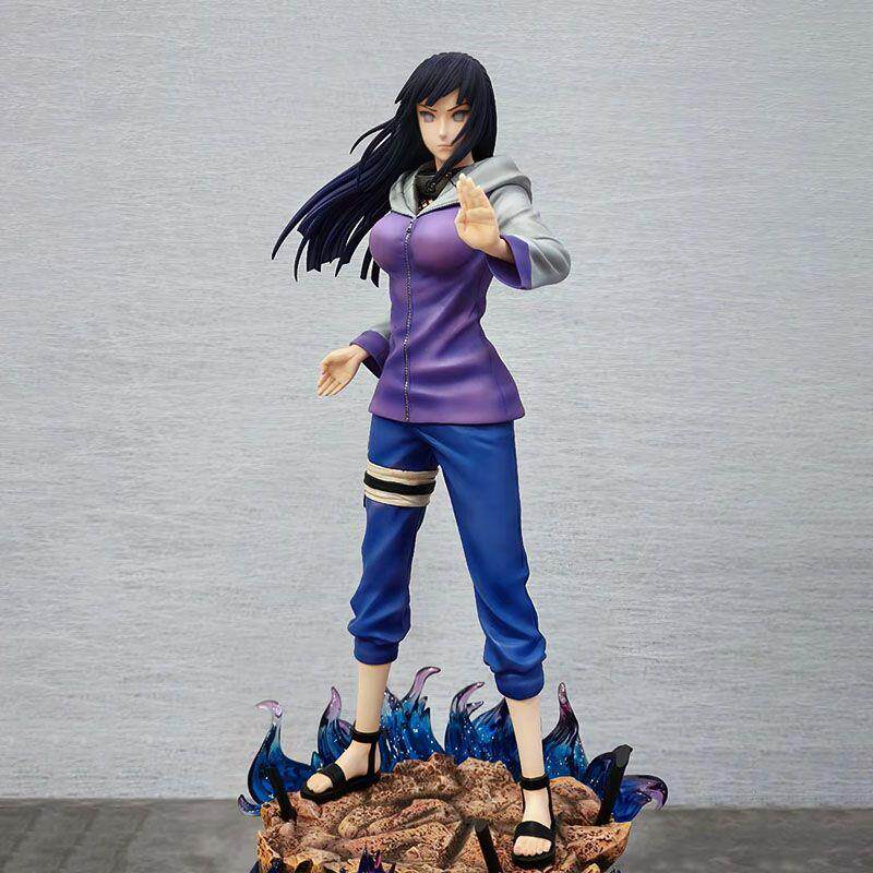 Naruto Hinata Hinata Figure 34cm Large Size Scene Stand Ninja Statue