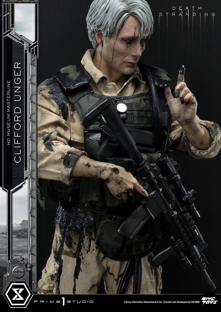 P1S (Prime 1 Studio) 1/2 Scale Statue: Death Stranding — Clifford (Mads Mikkelsen)