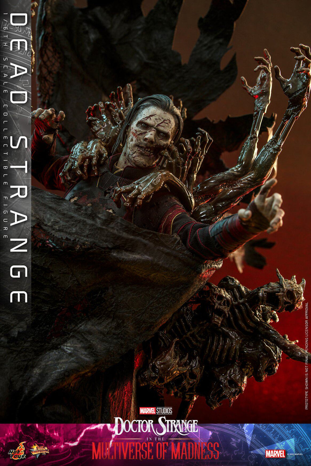 HOTTOYS HT 1/6 Doctor Strange 2: Dead Doctor Action Figure MMS654