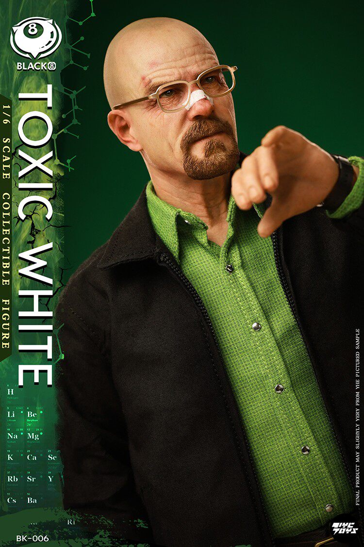 BLACK 8 TOYS "The Chemist" (Walter White) 1/6 Scale Action Figure – BK-006