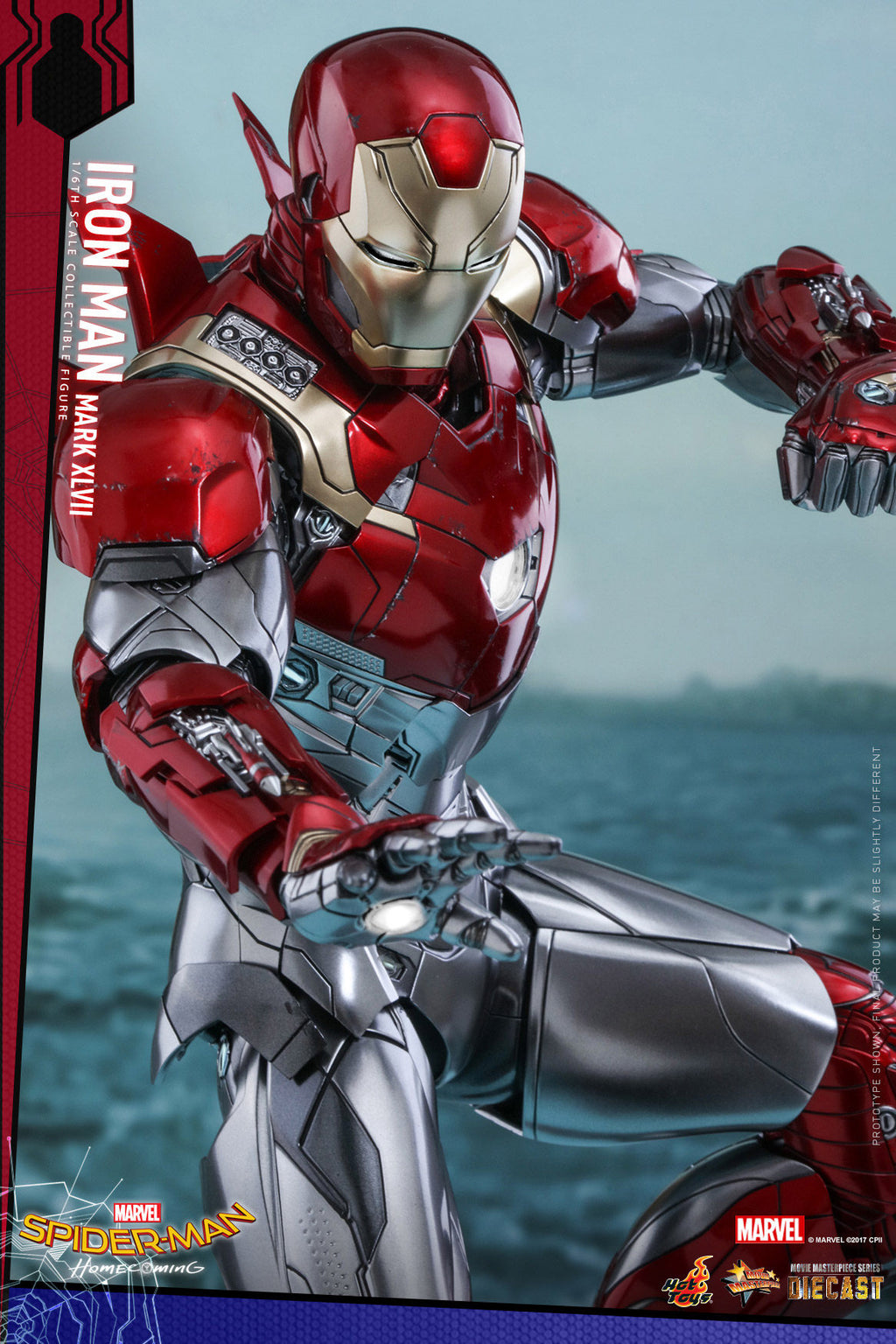 Hot Toys HT 1/6 Back to School Iron Man MK47 Articulated Figure MMS427D19