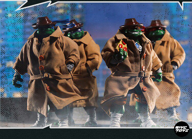 Jingling Forging: Dark Source Ninja Turtles 1/18 Scale Figure Coat Accessories (Figures Not Included)