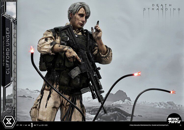 P1S (Prime 1 Studio) 1/2 Scale Statue: Death Stranding — Clifford (Mads Mikkelsen)