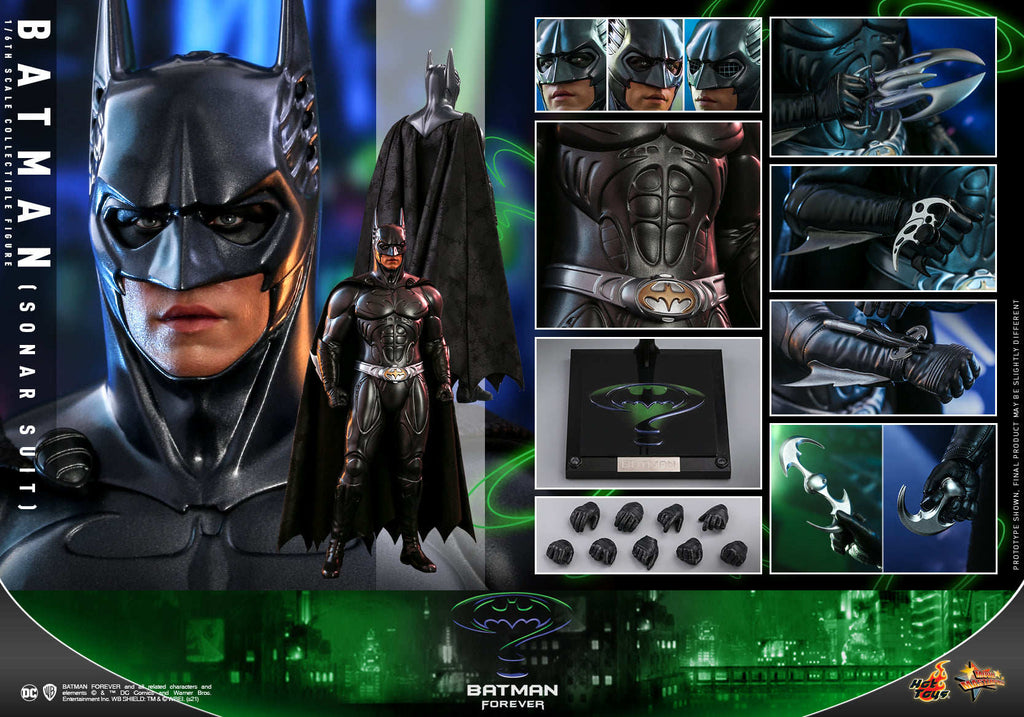 HOTTOYS HT 1/6 Batman Forever Sonar Suit Articulated Figure MMS593
