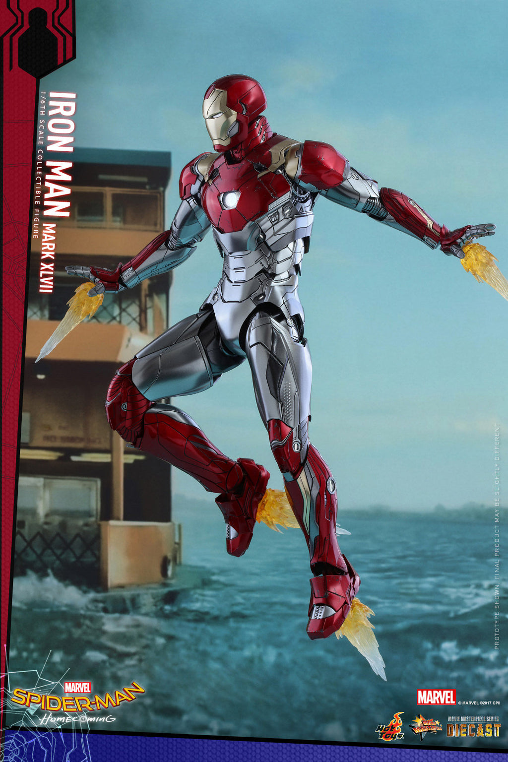 Hot Toys HT 1/6 Back to School Iron Man MK47 Articulated Figure MMS427D19