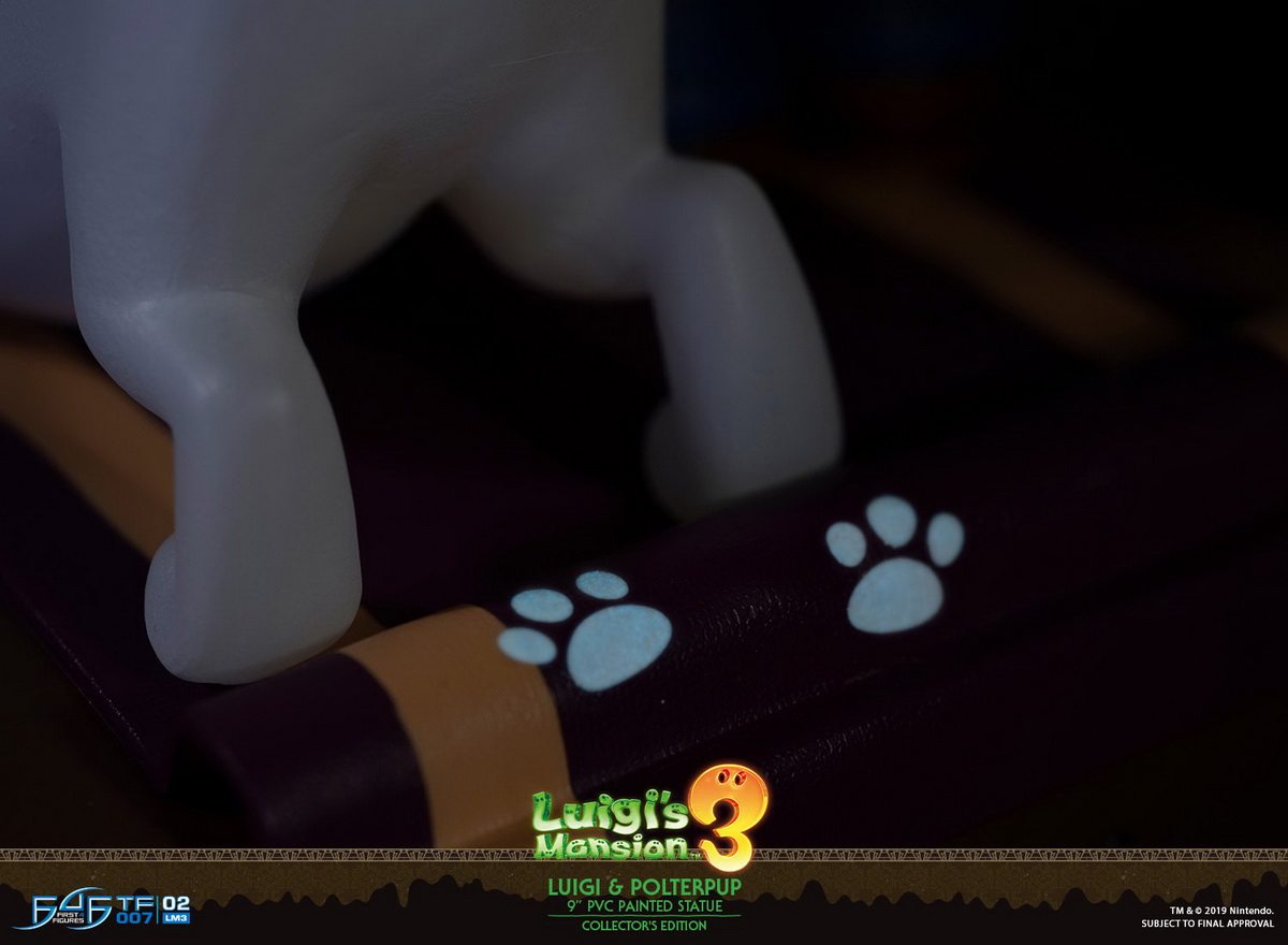 First 4 Figures 9-inch Luigi and Ghost Dogs, Haunted House 3, Luigi's Mansion 3 Figures, LM03CO