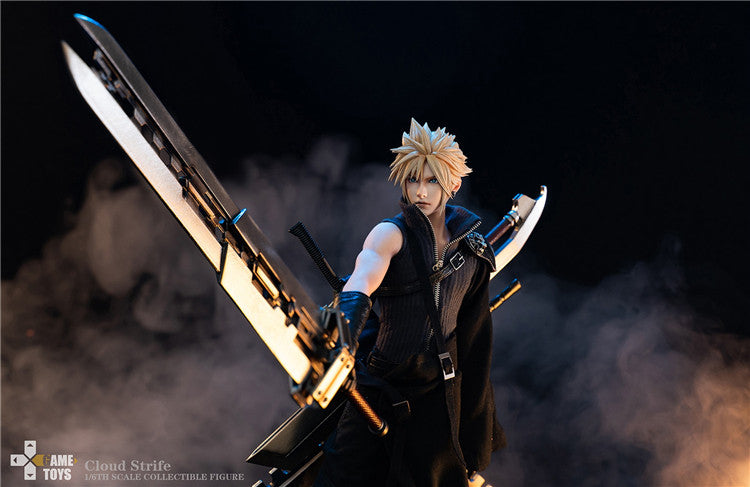 GAMETOYS 1/6 Fantasy Warriors AC Version Final Cloud Action Figure GT-006