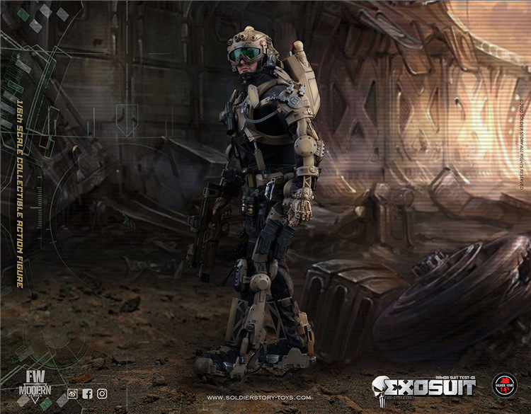 SoldierStory 1/6 Individual Exoskeleton Armor Suit Edge of Tomorrow Soldier Doll SS122