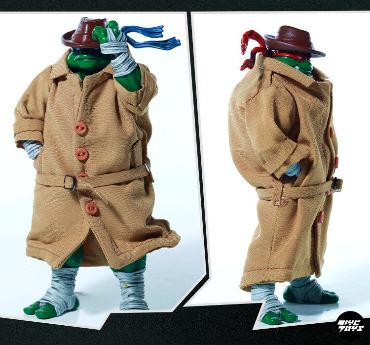 Jingling Forging: Dark Source Ninja Turtles 1/18 Scale Figure Coat Accessories (Figures Not Included)