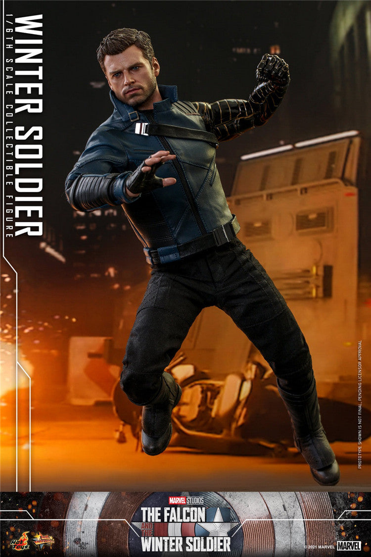 HOTTOYS 1/6 Falcon & Winter Soldier Bucky Bucky Winter Soldier Figure TMS039