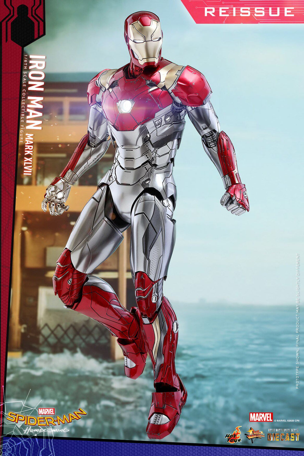 Hot Toys HT 1/6 Back to School Iron Man MK47 Articulated Figure MMS427D19