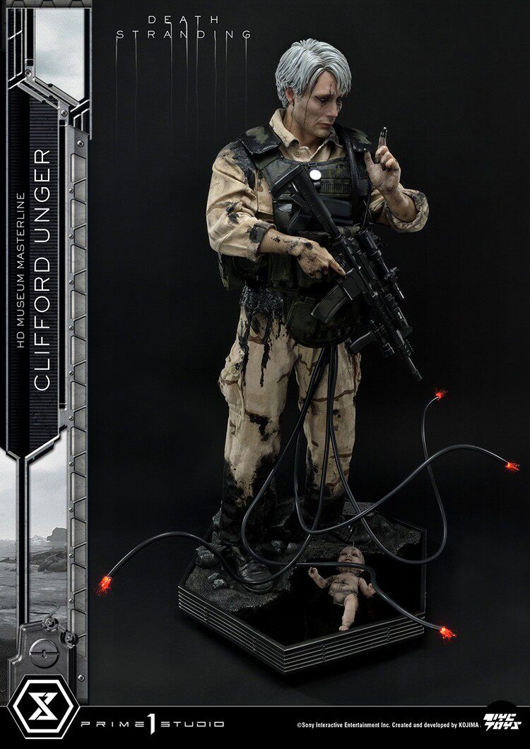 P1S (Prime 1 Studio) 1/2 Scale Statue: Death Stranding — Clifford (Mads Mikkelsen)
