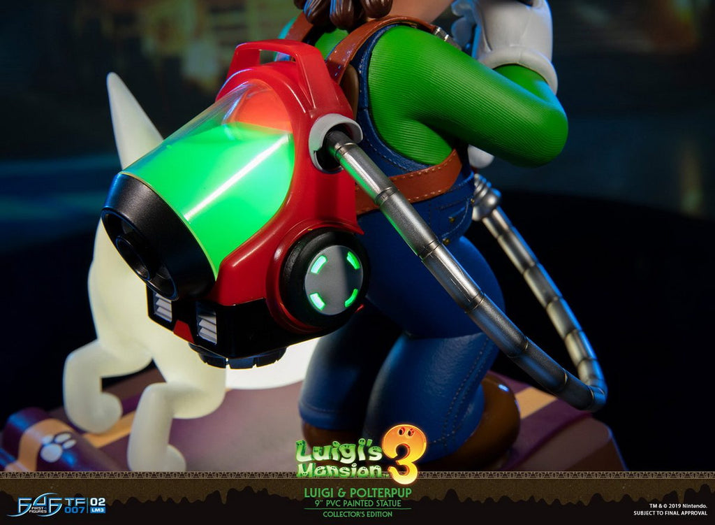 First 4 Figures 9-inch Luigi and Ghost Dogs, Haunted House 3, Luigi's Mansion 3 Figures, LM03CO