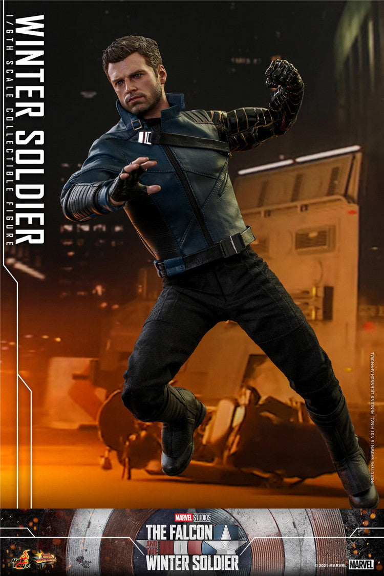 HOTTOYS 1/6 Falcon & Winter Soldier Bucky Bucky Winter Soldier Figure TMS039