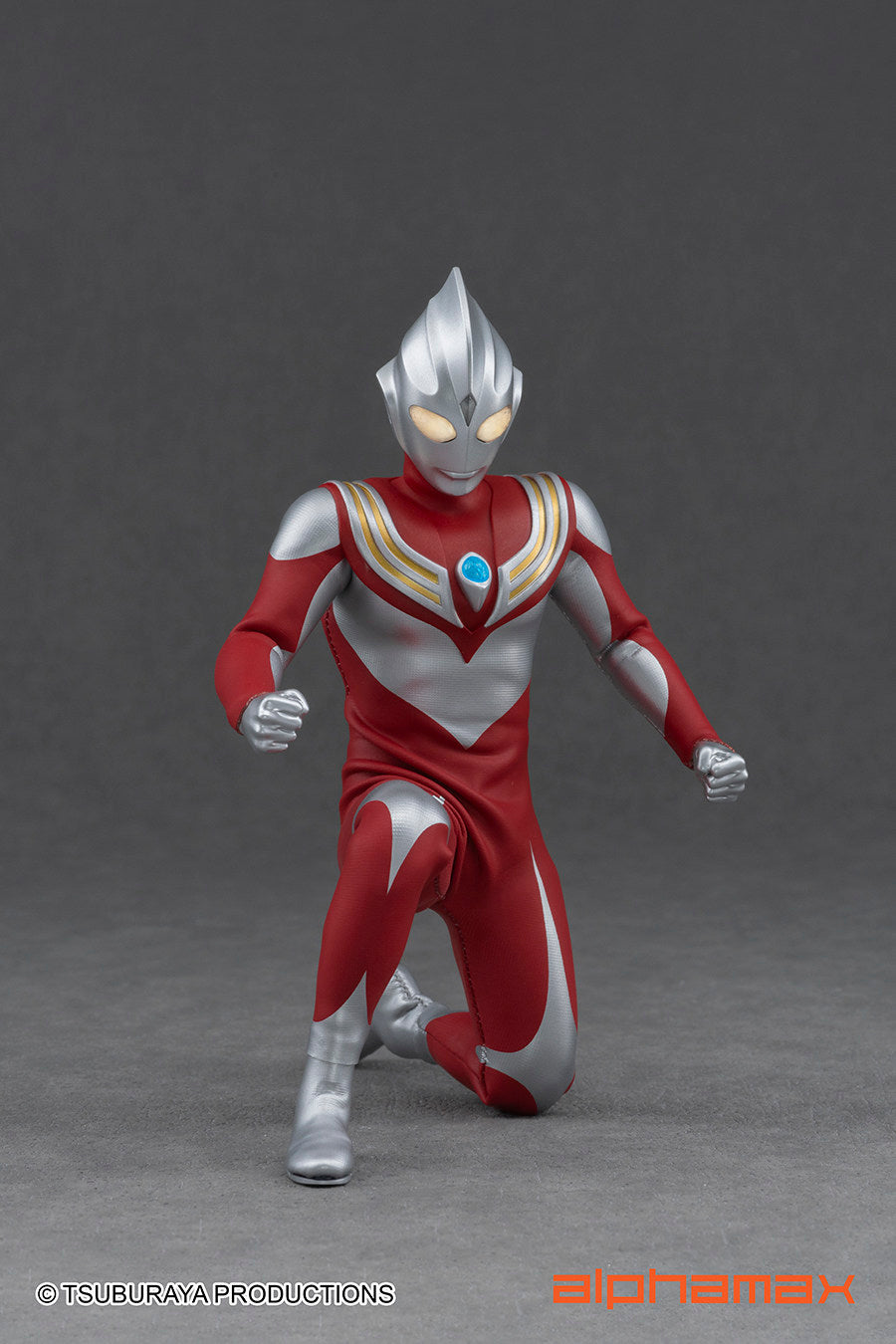 Alphamax — Ultraman Tiga: Power Type (Fabric Outfit) — Articulated Action Figure Licensed Version