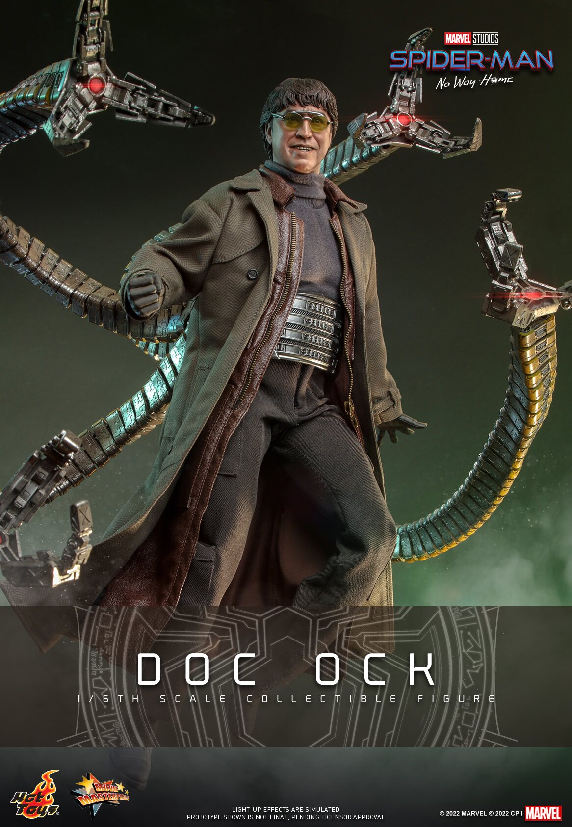 HOTTOYS 1/6 Spider-Man: No Return - Doctor Octopus Action Figure MMS633 Deluxe Edition