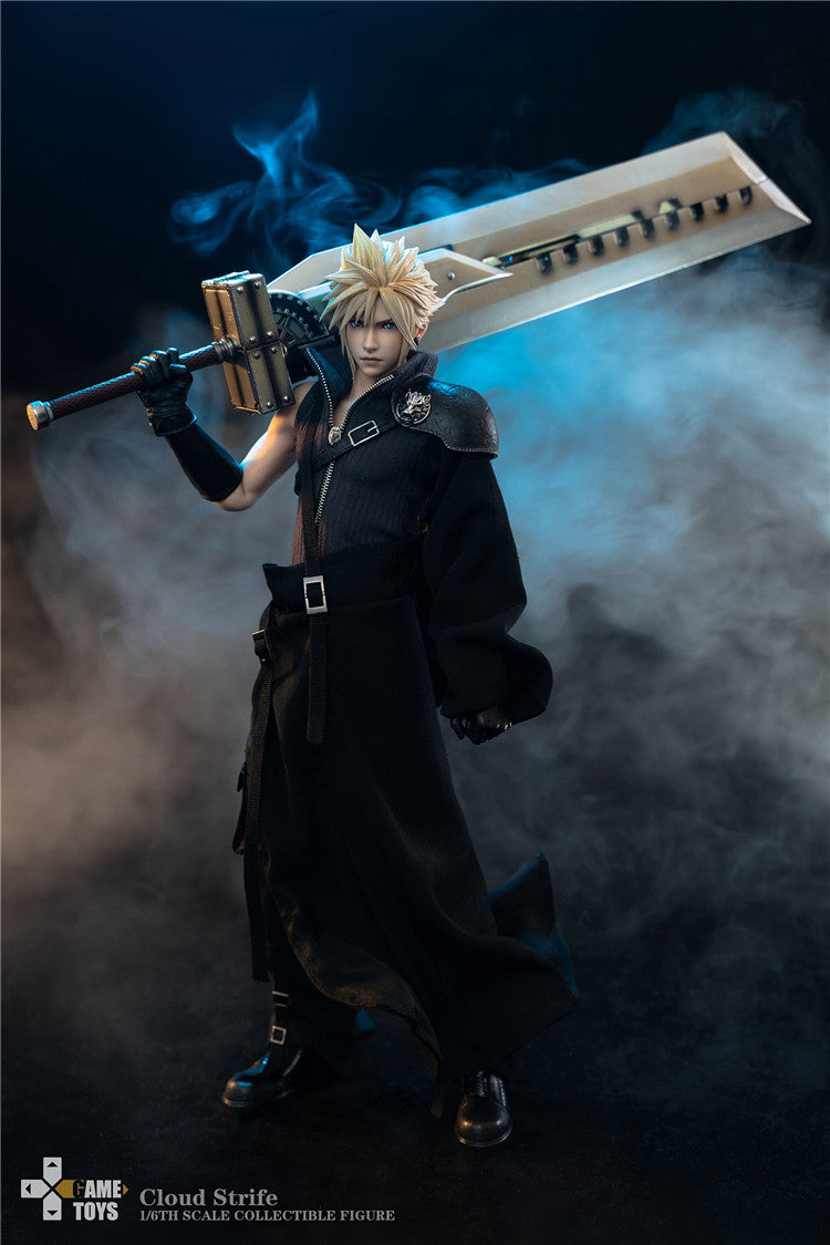GAMETOYS 1/6 Fantasy Warriors AC Version Final Cloud Action Figure GT-006