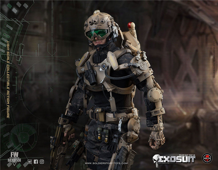 SoldierStory 1/6 Individual Exoskeleton Armor Suit Edge of Tomorrow Soldier Doll SS122