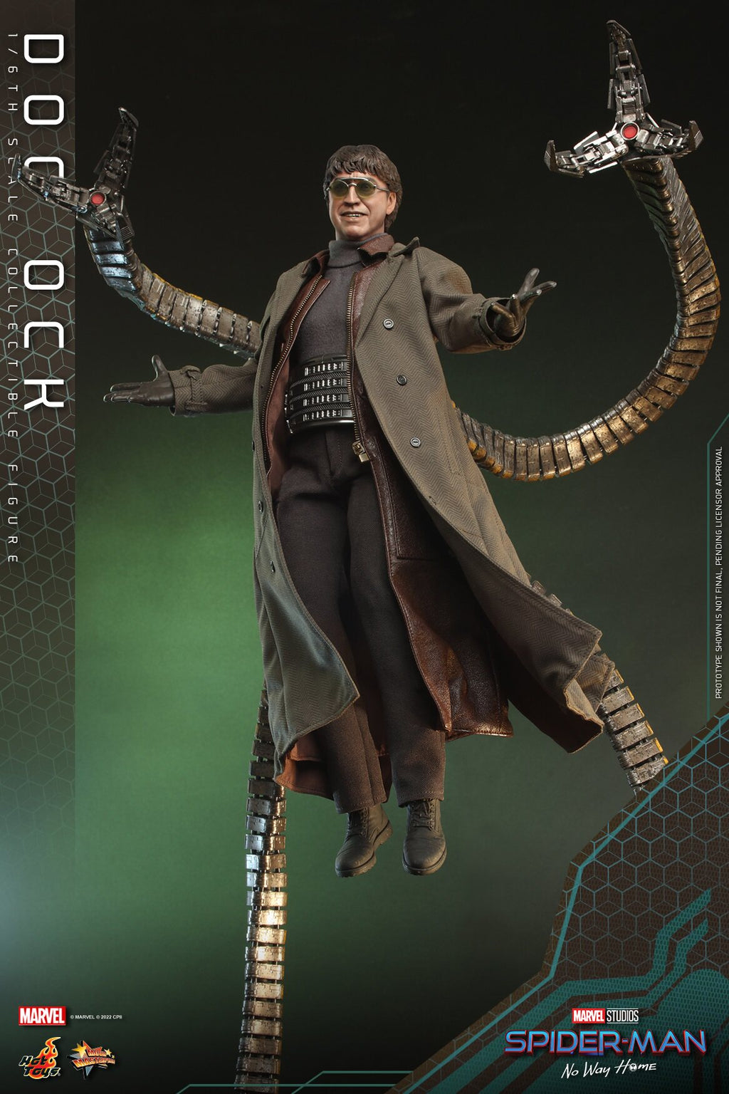 HOTTOYS 1/6 Spider-Man: No Return - Doctor Octopus Action Figure MMS633 Deluxe Edition
