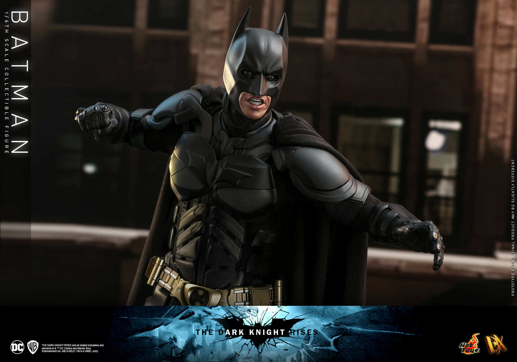 HOTTOYS 1/6 Dark Knight Bale Batman Motorcycle DX19 Action Figure MMS591