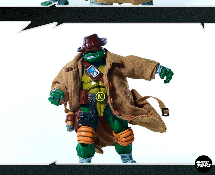 Jingling Forging: Dark Source Ninja Turtles 1/18 Scale Figure Coat Accessories (Figures Not Included)