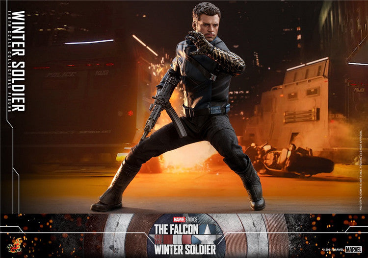 HOTTOYS 1/6 Falcon & Winter Soldier Bucky Bucky Winter Soldier Figure TMS039