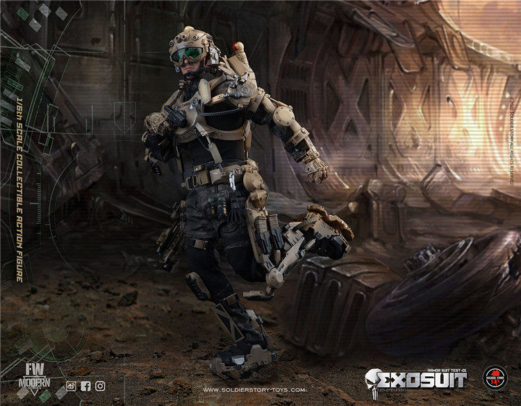 SoldierStory 1/6 Individual Exoskeleton Armor Suit Edge of Tomorrow Soldier Doll SS122