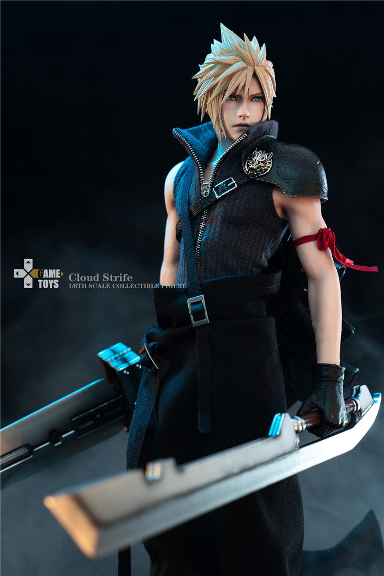 GAMETOYS 1/6 Fantasy Warriors AC Version Final Cloud Action Figure GT-006