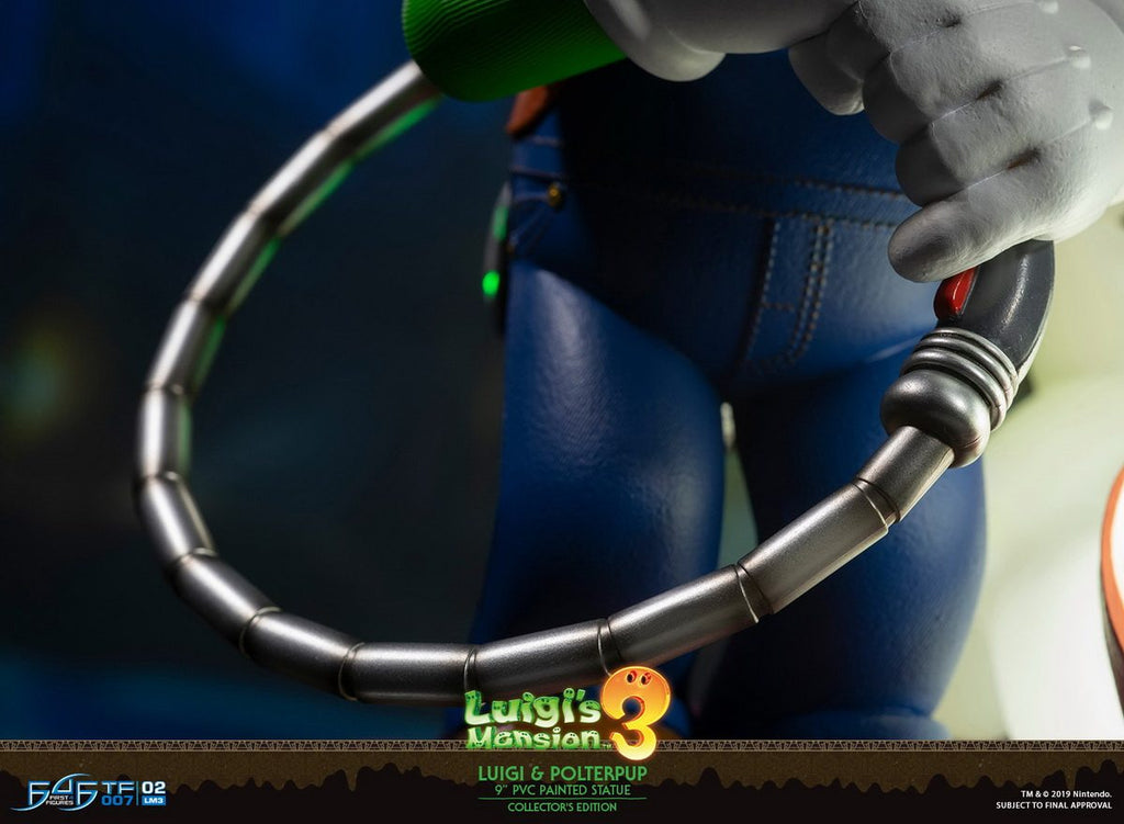First 4 Figures 9-inch Luigi and Ghost Dogs, Haunted House 3, Luigi's Mansion 3 Figures, LM03CO