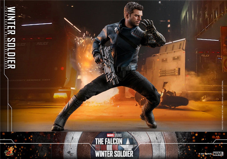 HOTTOYS 1/6 Falcon & Winter Soldier Bucky Bucky Winter Soldier Figure TMS039