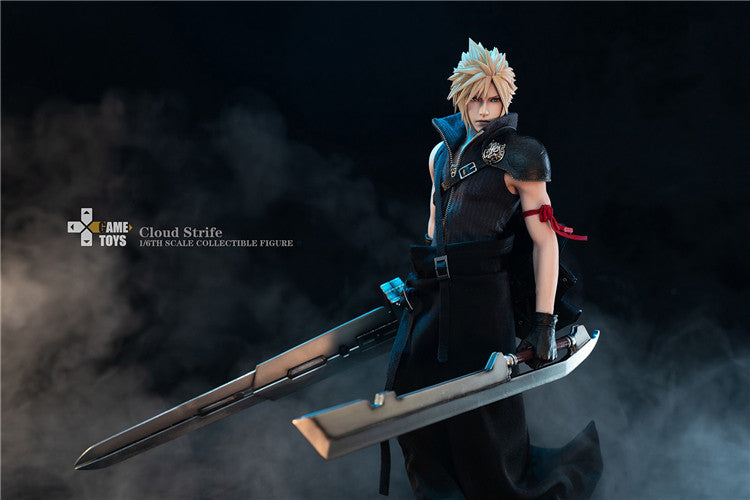GAMETOYS 1/6 Fantasy Warriors AC Version Final Cloud Action Figure GT-006