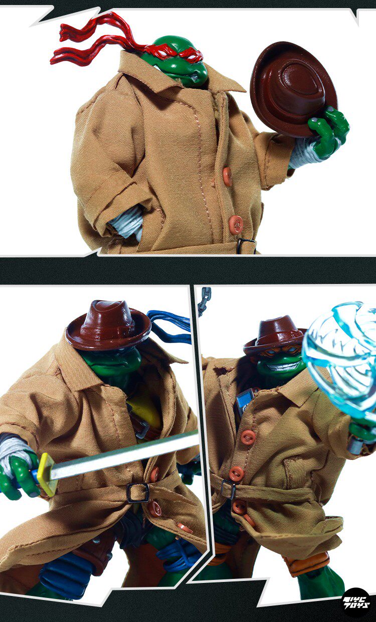 Jingling Forging: Dark Source Ninja Turtles 1/18 Scale Figure Coat Accessories (Figures Not Included)