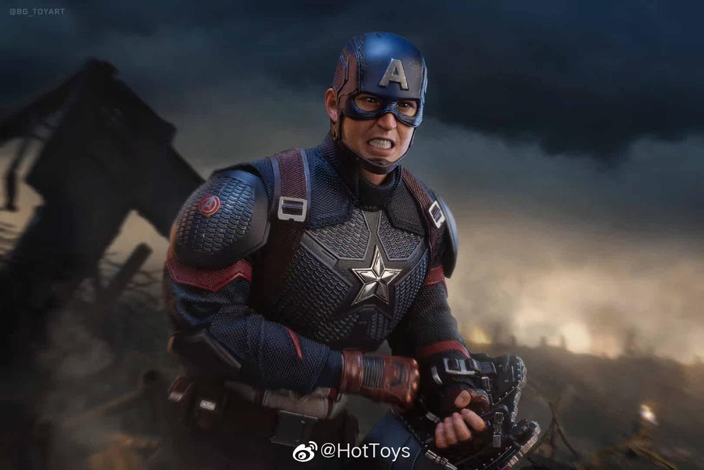 HOTTOYS HT 1/6 Avengers: Endgame Captain America 7.0 Articulated Soldier Figure MMS536