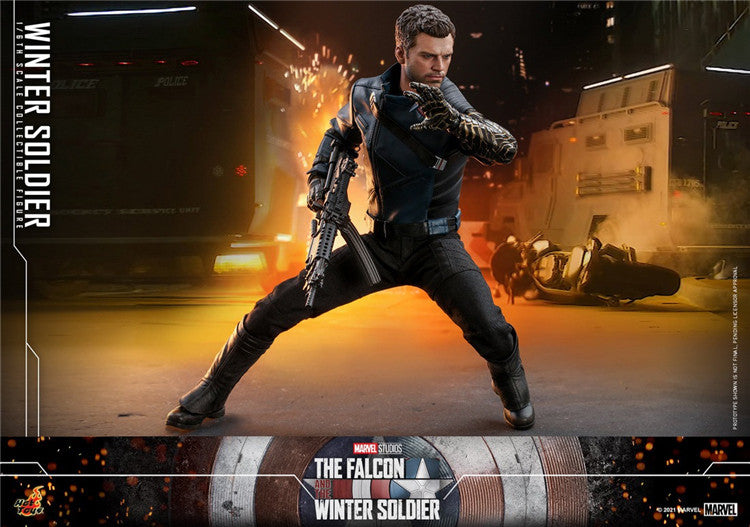 HOTTOYS 1/6 Falcon & Winter Soldier Bucky Bucky Winter Soldier Figure TMS039
