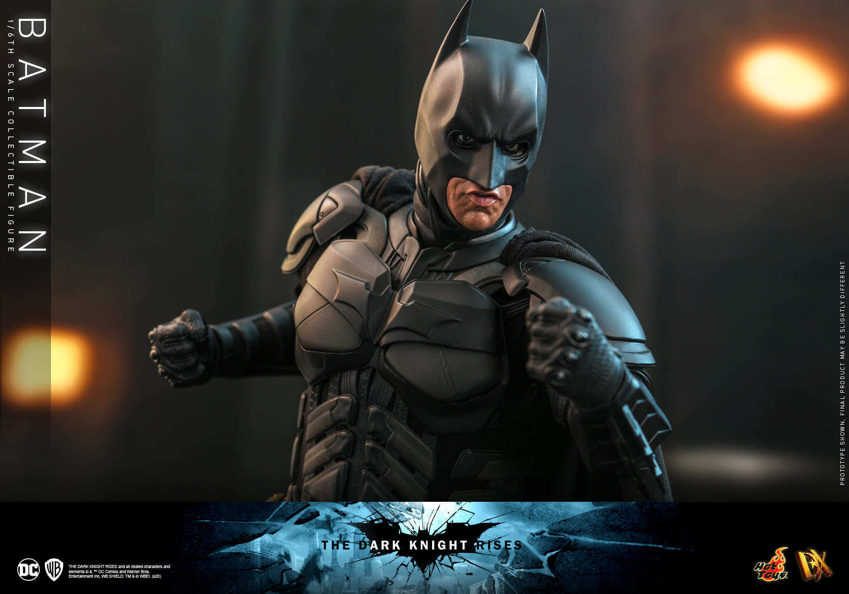 HOTTOYS 1/6 Dark Knight Bale Batman Motorcycle DX19 Action Figure MMS591