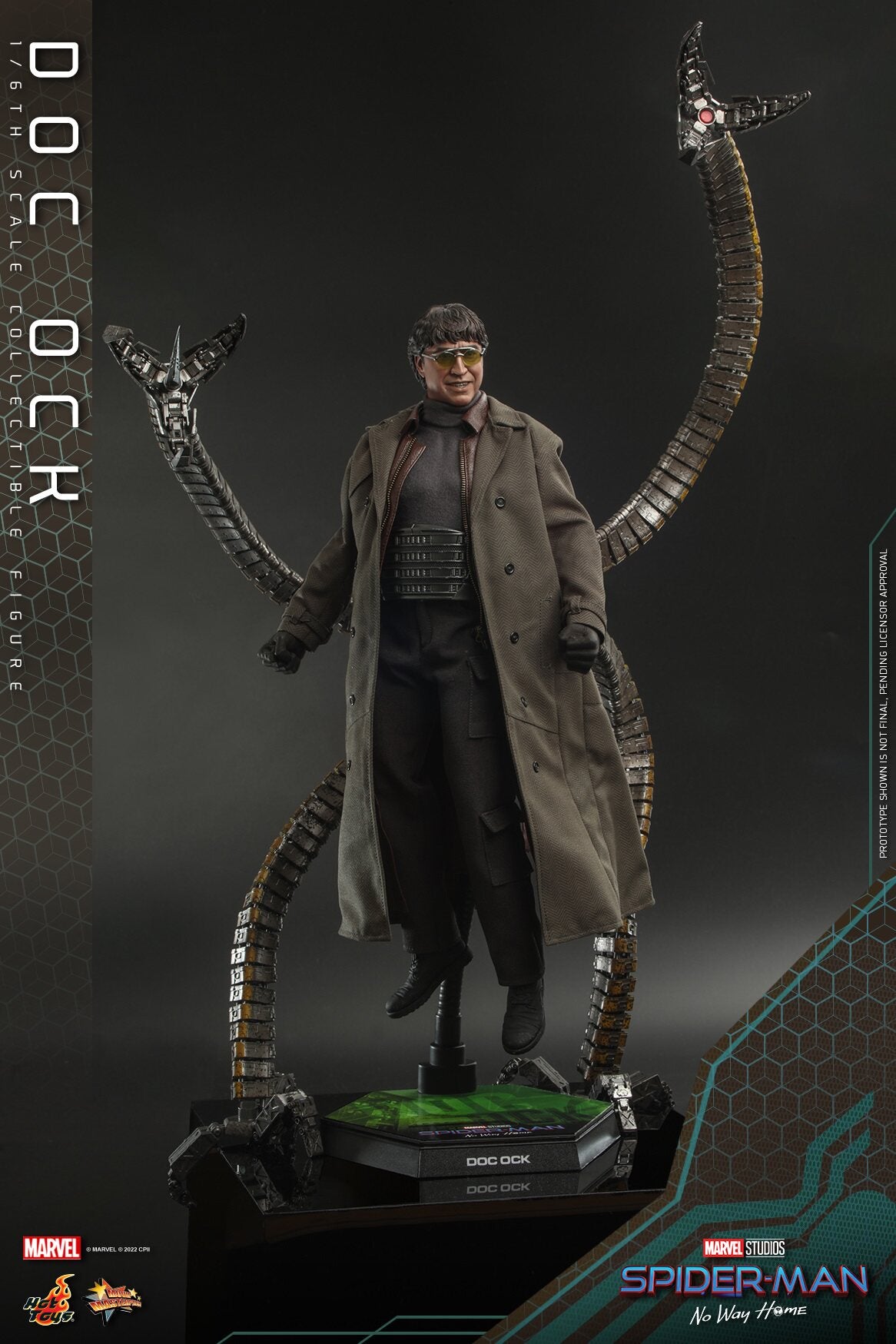 HOTTOYS 1/6 Spider-Man: No Return - Doctor Octopus Action Figure MMS633 Deluxe Edition