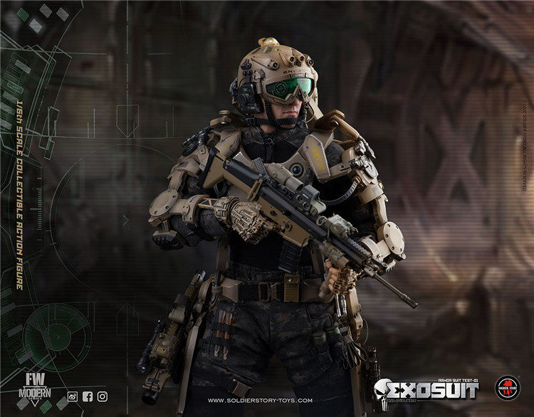SoldierStory 1/6 Individual Exoskeleton Armor Suit Edge of Tomorrow Soldier Doll SS122