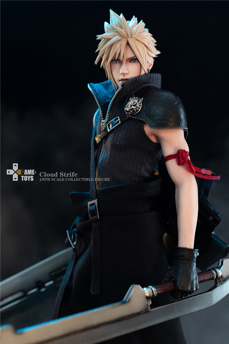 GAMETOYS 1/6 Fantasy Warriors AC Version Final Cloud Action Figure GT-006