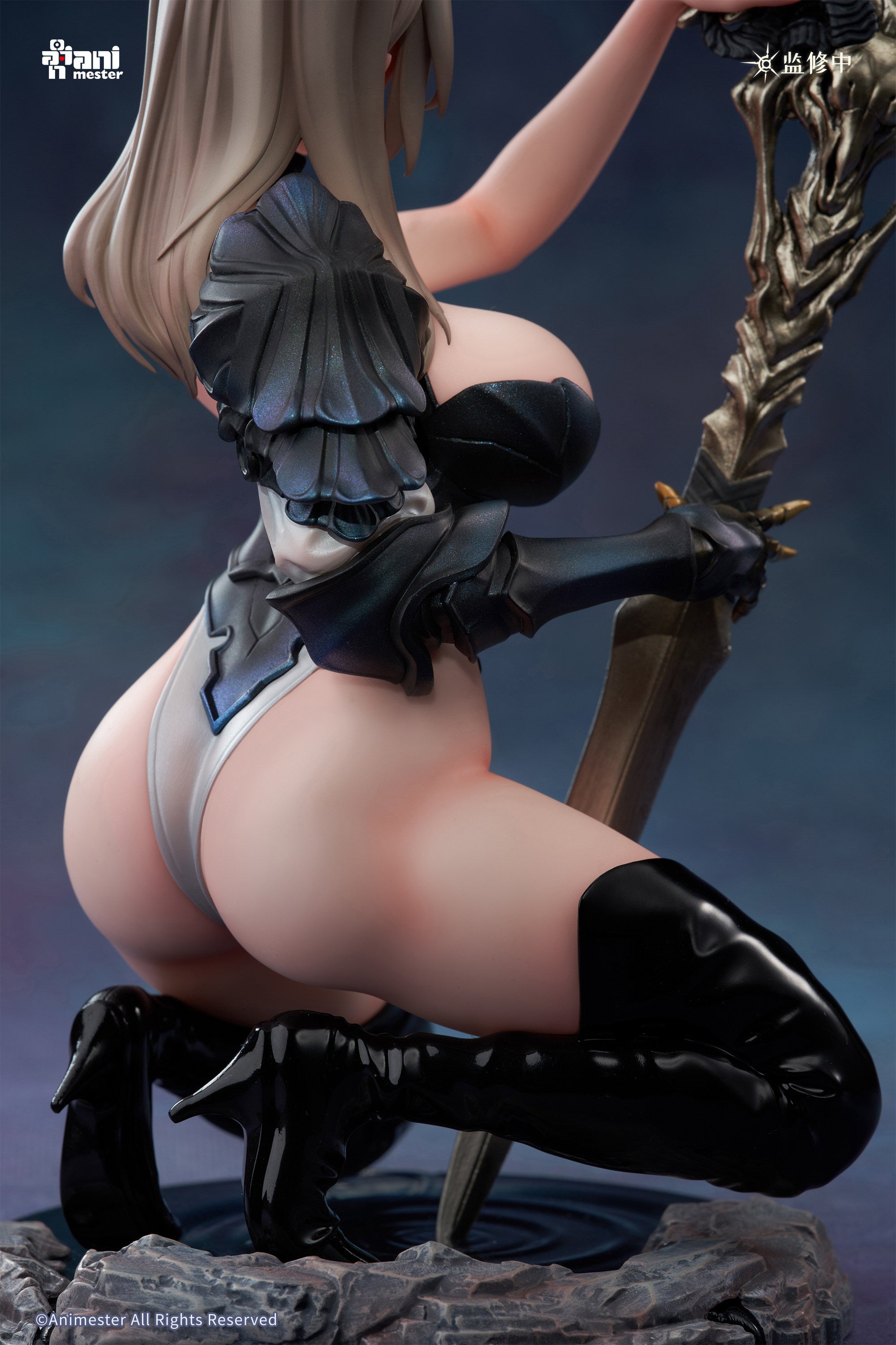 Demon Hunter - Selene: Magnetic-Activated Light-Up Golden Eyes, Soft-Touch Silicone-Coated Figure