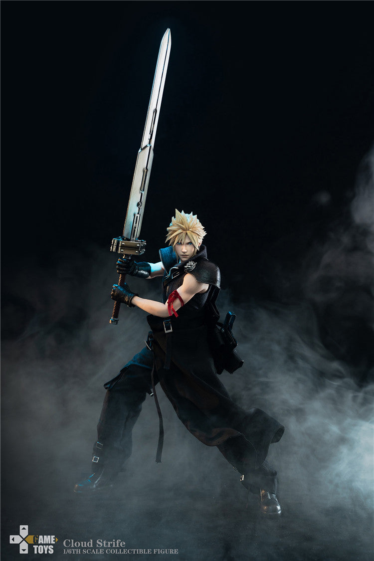 GAMETOYS 1/6 Fantasy Warriors AC Version Final Cloud Action Figure GT-006