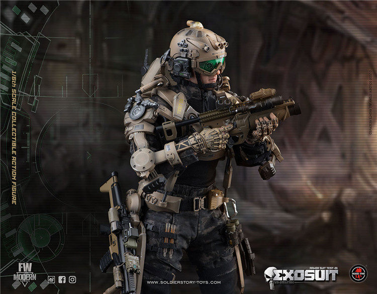 SoldierStory 1/6 Individual Exoskeleton Armor Suit Edge of Tomorrow Soldier Doll SS122