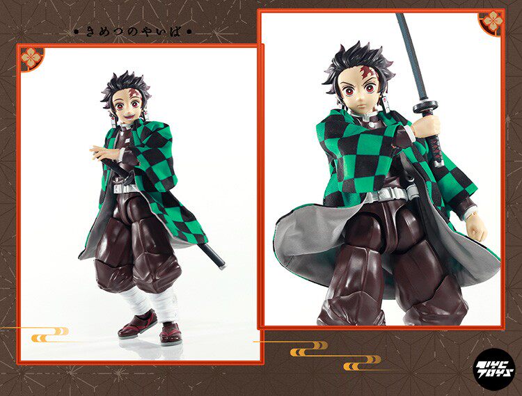 SHF Demon Slayer: Kimetsu no Yaiba — Tanjiro Kamado 1/12 Scale Fabric clothes （not include figures)