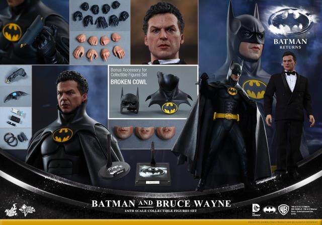 HT 1/6 MMS294 Batman Bruce Wayne Keaton 1992 Edition Deluxe Edition Large Set Action Figure