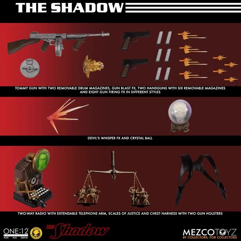 Mezco — The Shadow (1:12 Scale)