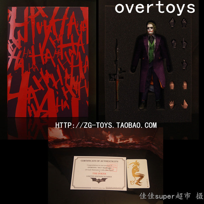 OVERTOYS 1/6 Hair Transplantation Clown THE JOKER Non-HT Hidden VIP Version Action Figure