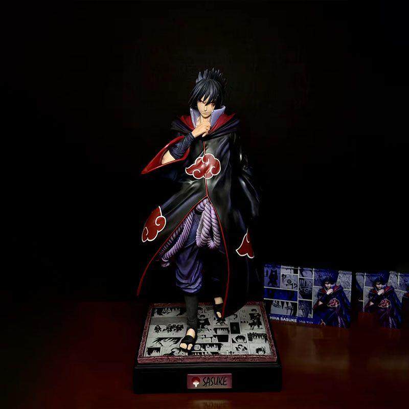 Naruto figure can light up comic platform eagle team Sasuke model GK figure