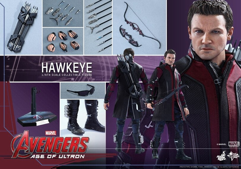 HOTTOYS HT 1/6 MMS289 Avengers 2 Hawkeye 2.0 movable figure