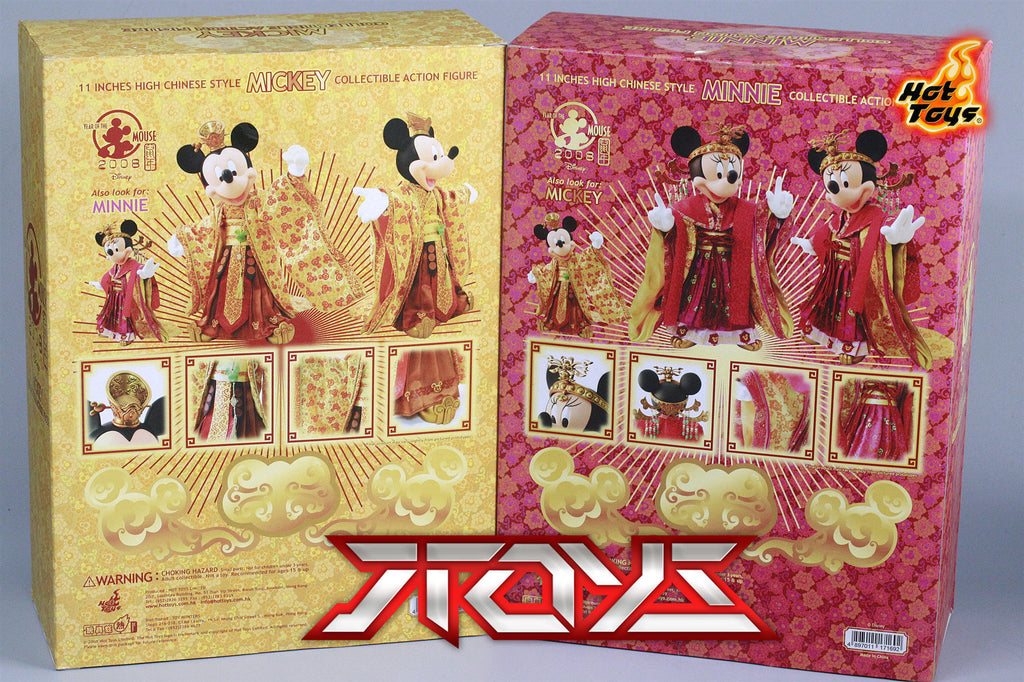 HOTTOYS 1/6 2008 Disney Year of the Rat Limited Palace Mickey Mouse Mickey Minnie Action Figure