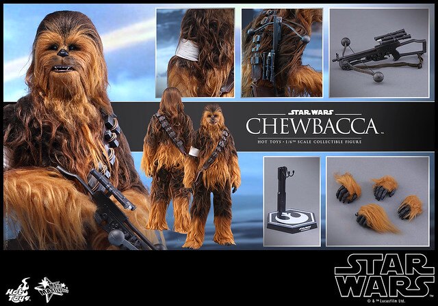 HOTTOYS 1/6 MMS375 Star Wars A New Hope Chewbacca 2.0 Ape-Man Single Version Action Figure